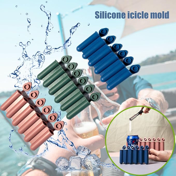 Silicone 6-Cavity Suppository Mold Ice Cube Mold - Image 5