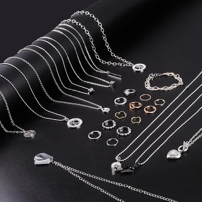 Ecoofor Necklace Chains for Jewelry Making, 62.3 Feet 8 Rolls 304 Stainless - Image 5