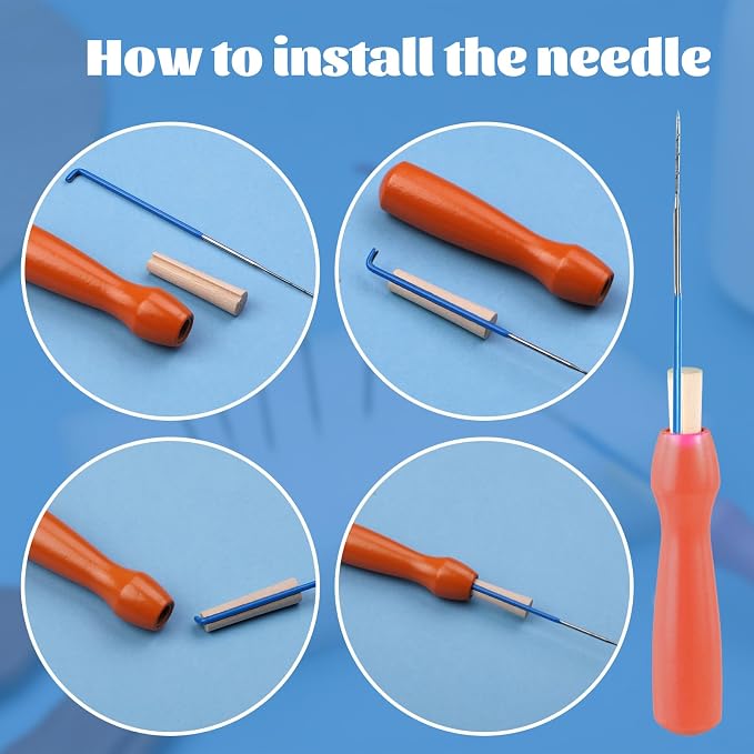 Mayboos 42 Pcs Needle Felting Needles, Wool Felting Supplies - Image 4