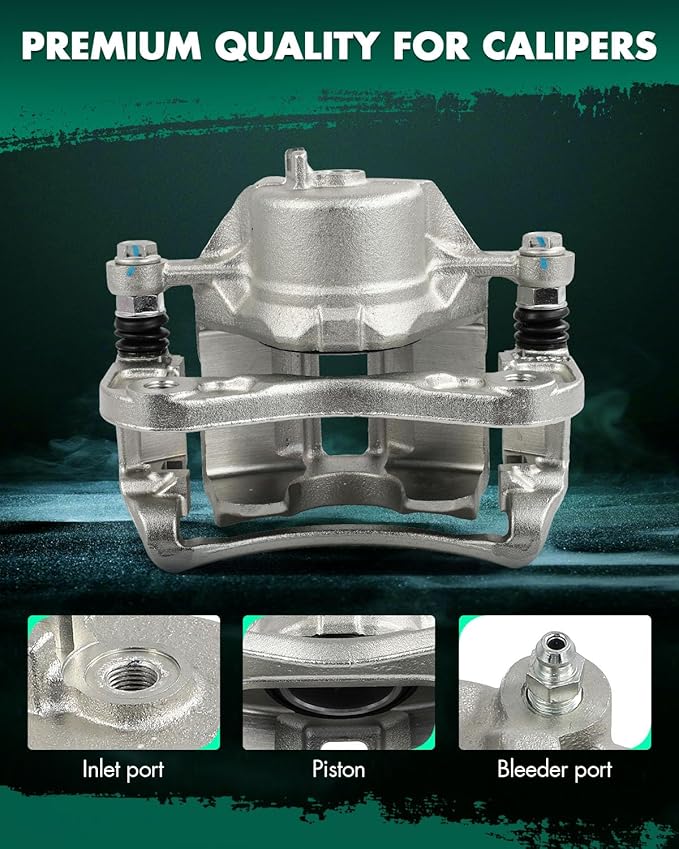 SCITOO Front Left Brake Caliper With Bracket 19B2848 Compatible For Hyundai For Elantra 2002-2005