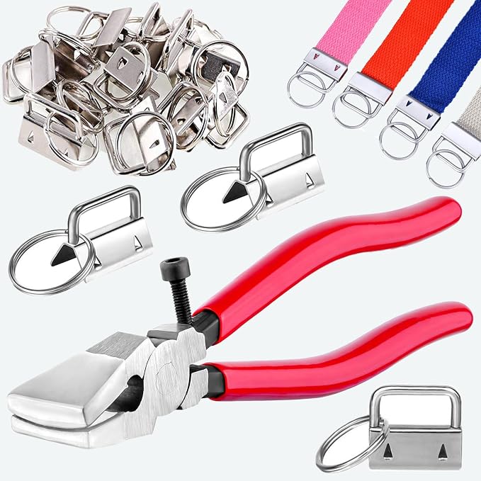 51pc Key Fob Hardware Set with Pliers by Unknown