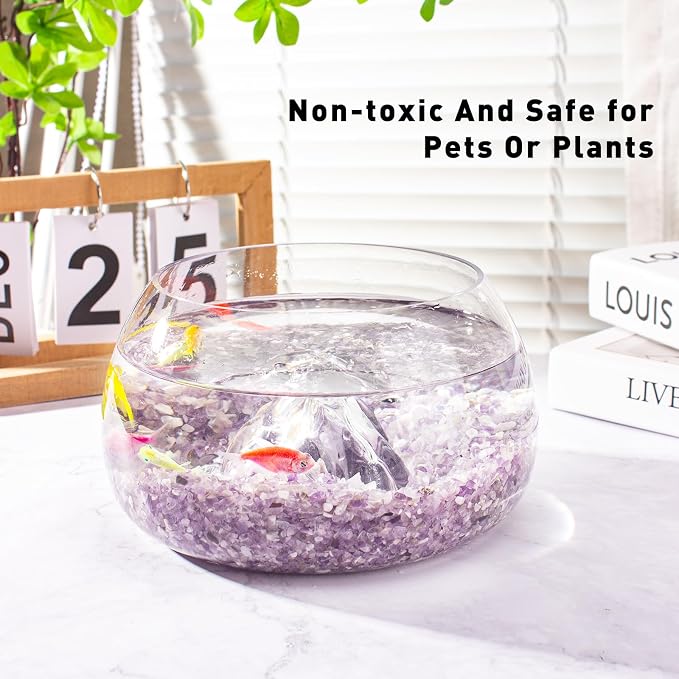 3 Lb Amethyst Crushed Stones Quartz Crystals Chips Bulk, Natural Tumbled - Image 4