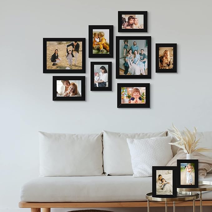 LUCKYLIFE Picture Frame Set 10-Pack, Gallery Wall Frame Collage - Image 6