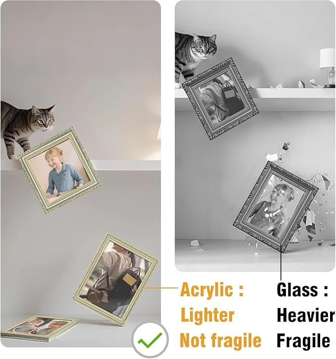 8×10 Picture Frame Gold - Image 4