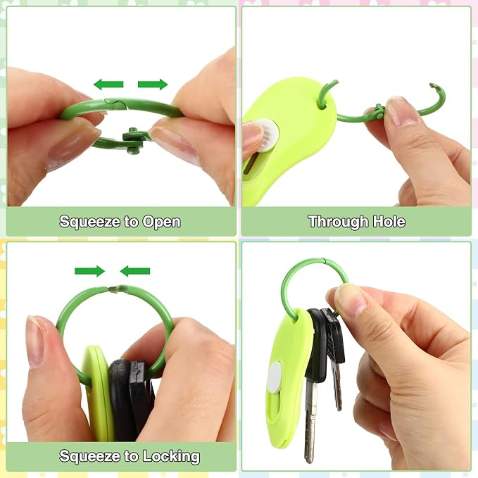 6 Pieces Mini Keychain Box Cutter Small Cute Utility Knife Box Cutter - Image 5