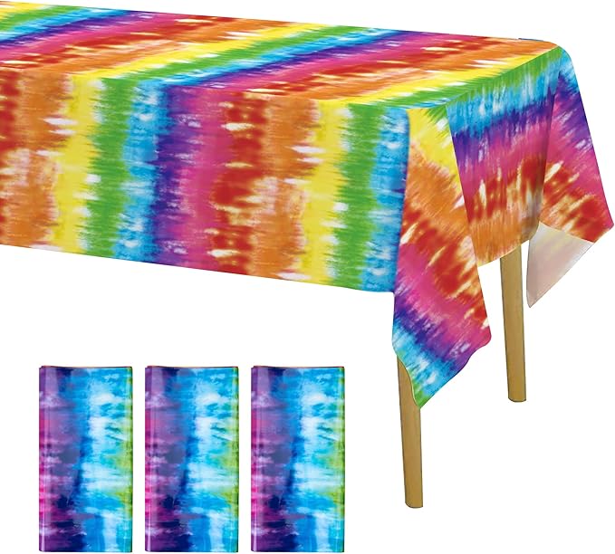 Iceyyyy 3 Pcs Tie Dye Tablecover by Iceyyyy