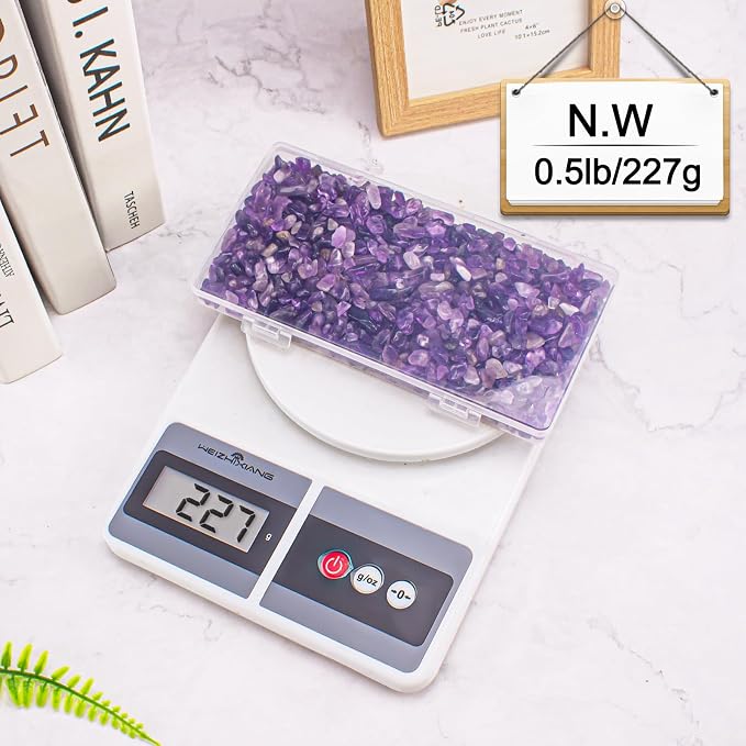 0.5 Lb/230g Amethyst Quartz Crystal Chips Bulk - Image 9
