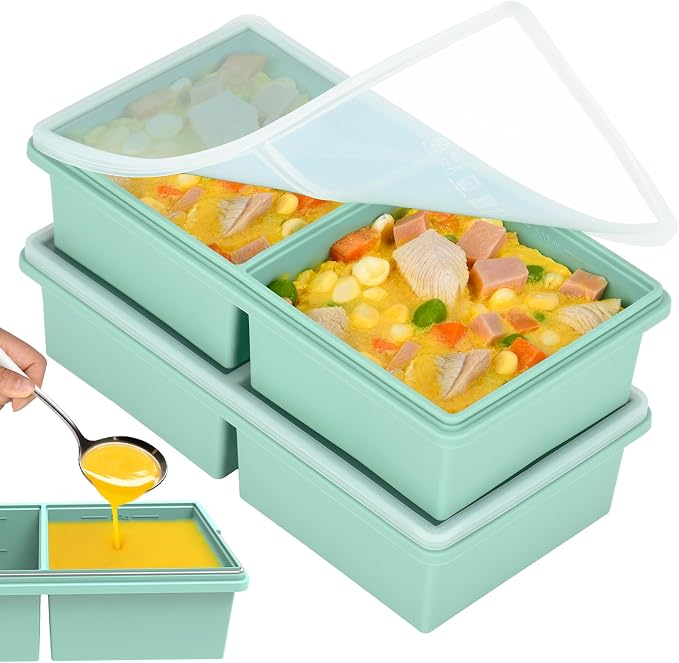 2 cup Silicone Freezer Trays by CyhHave