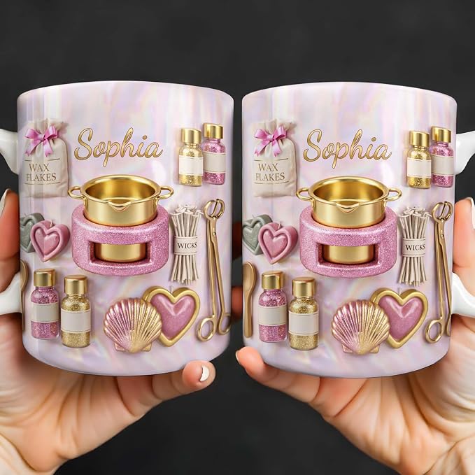 Personalized Nail Tech Mug for Women, Custom Name Coffee Cup for Manicurist - Image 5