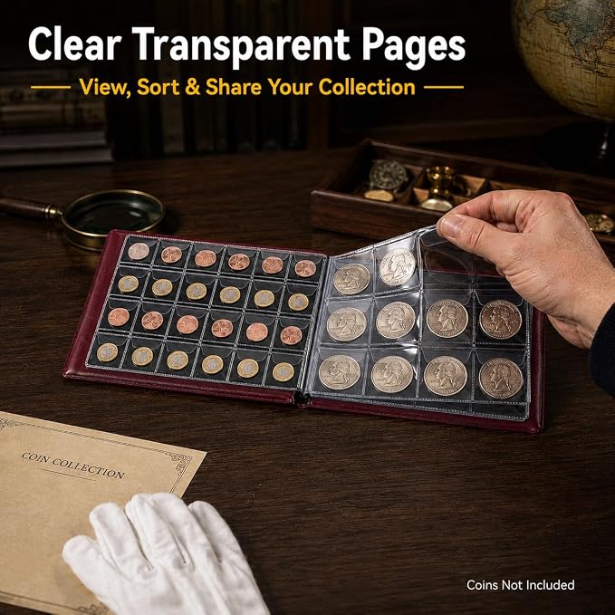 Coin Collection Supplies Holder Book - Image 4