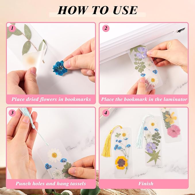 326Pcs Pressed Flower Bookmark Making Kit, DIY Bookmark Kit - Image 4
