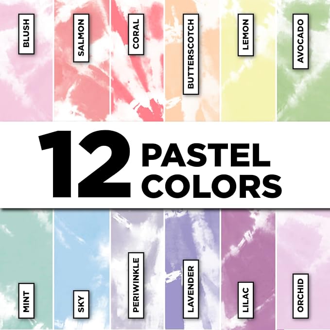 Tulip One-Step Tie-Dye Pastel Party Kit, Easy Large Group Activity, Permanent - Image 4