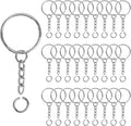 120PCS Keychain Making Supplies, Keychains Bulk Rings Making Kit by Sucrown