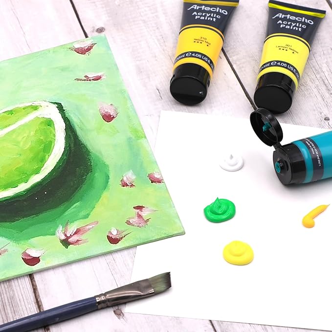 Artecho Hooker's Green Acrylic Paint Tubes, Art Craft Paints - Image 4