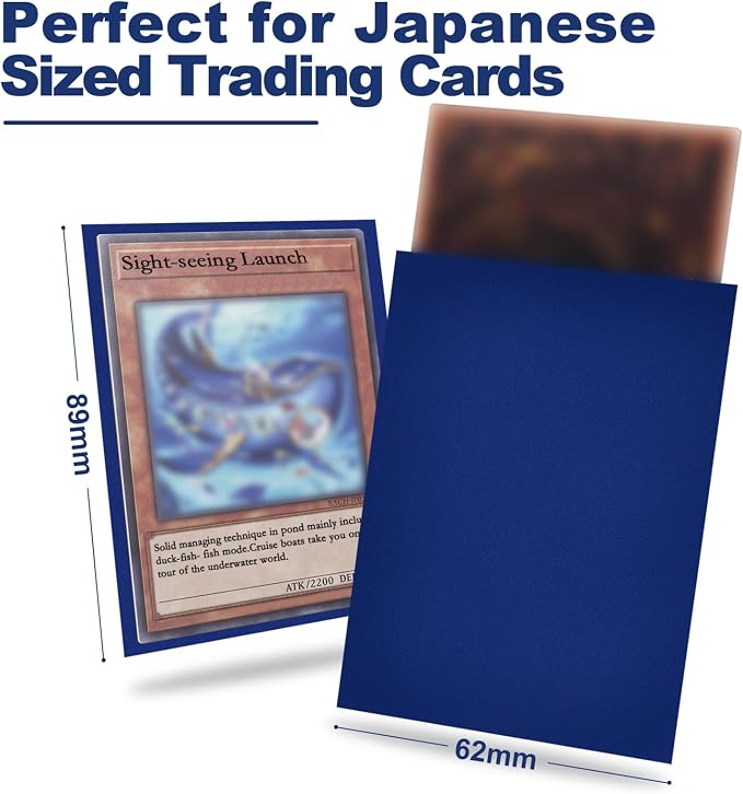 Night Blue Card Sleeve 200 Pack Compatible - Image 2