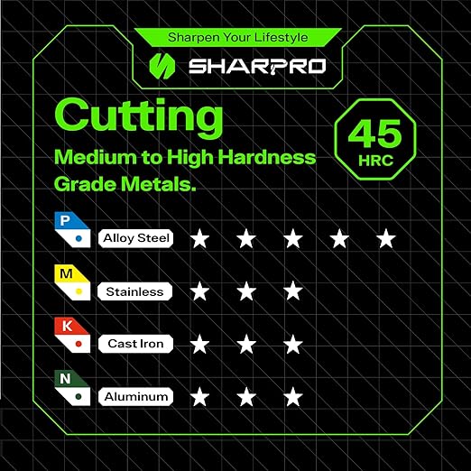 Carbide Ball Nose End Mill 2 Flute 4mm SHK. 2.5mm Cutting Dia. 3D Carving, High-Speed and Deep Cutting, AlCrN Coated, Apply for Alloy Steel, Stainless Steel and Various Cast Iron.
