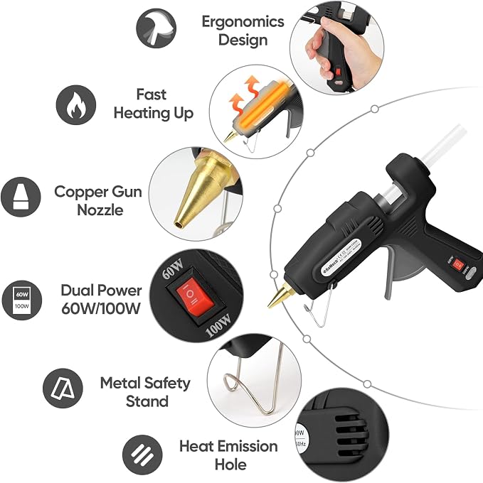 ROMECH Full Size Hot Glue Gun - Image 2