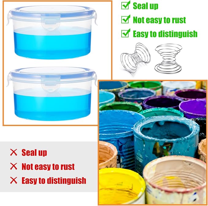 Remerry 8 Sets Paint Container - Image 6