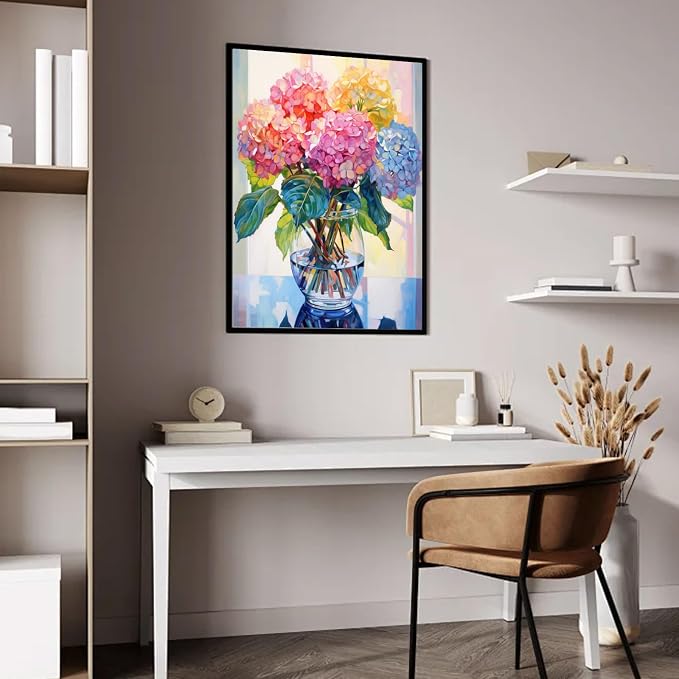 Ausanrl Hydrangea Diamond Painting Kits - Image 2