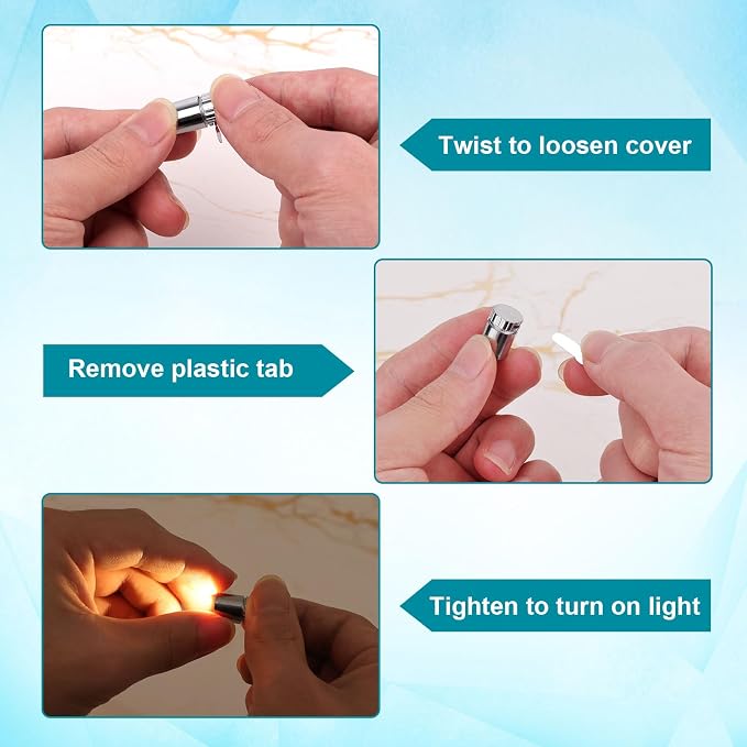 30pcs Miniature LED Lights, Mini Warm White Micro Lights - Image 4