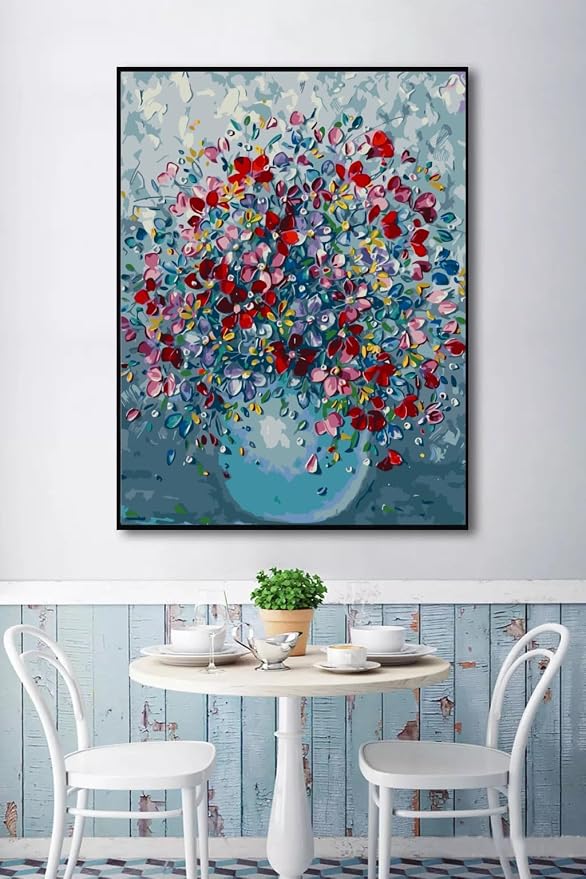 5DDIYART Flower Paint by Numbers - Image 5