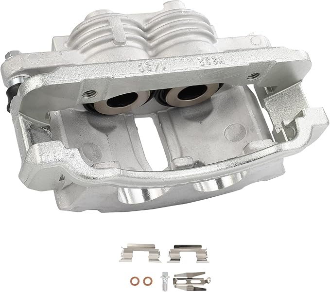 cciyu Front Left Brake Caliper Assembly w/Bracket 18B4839 2003 2004 For Ford For Mustang