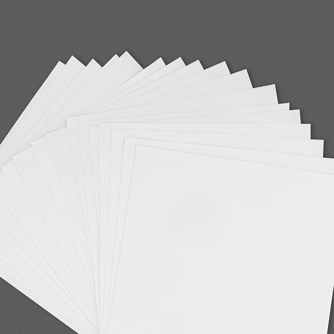 biguphate 24 PCS White EVA Foam Sheets 1mm Thick 15.7 x 11.8 Inches Craft Foam - Image 8