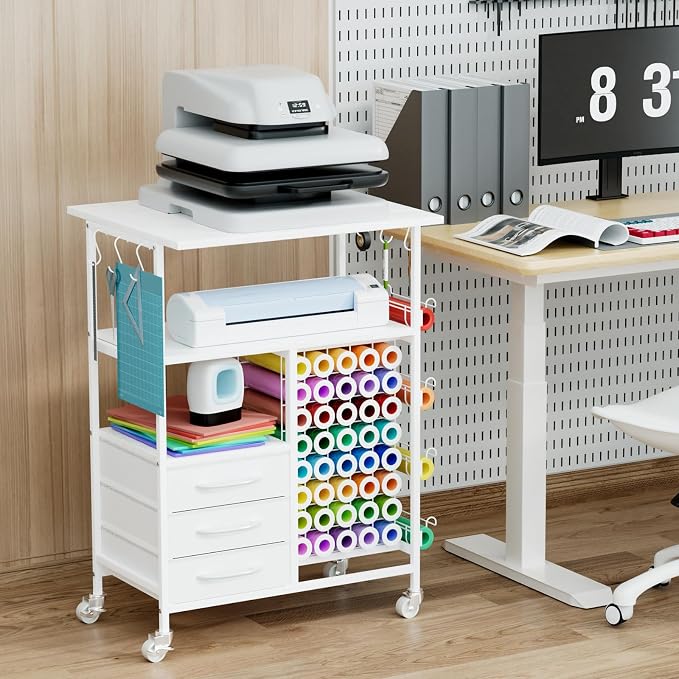 Homsorout Movable Heat Press Table - Image 2