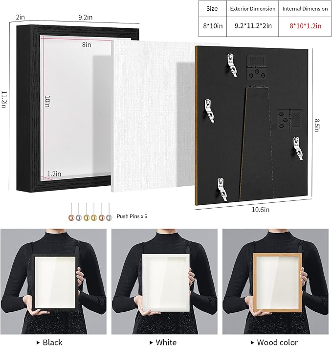 8x10 Shadow Box Picture Frame - Image 3