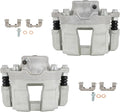 cciyu Front Left & Right Brake Calipers Assembly w/Bracket 19B6461S 19B6460S 2012 2013 2014 2015 For Hyundai For Sonata,2011 2012 2013 2014 2015 2016 For Kia For Optima
