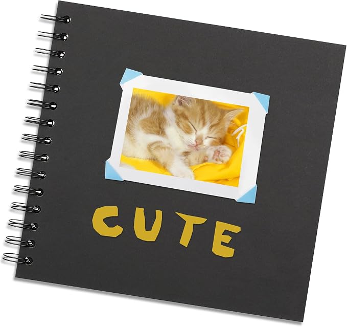 Vienrose DIY Scrapbook Album 10x10 Inch Hardcover Kraft Paper Scrap Book Photo - Image 2