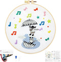Hand DIY Embroidery Kits for Beginners Adults, Cute Crewel Embroidery Art Kits by Unknown