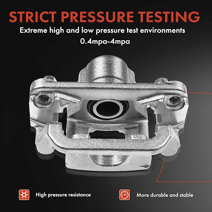 A-Premium Disc Brake Caliper Assembly with Bracket Compatible with Chrysler, Dodge and Jeep Models - Compass/Patriot 2007-2017, 200 2011-2014, Sebring, Cirrus, Avenger, Caliber - Front Driver