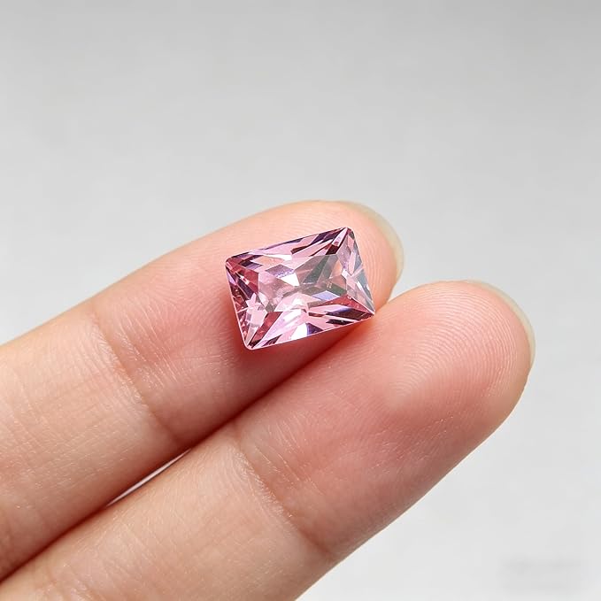 AierCrystal Pink Gemstone Color Cubic Zirconia Loose Beads Unset - Image 3