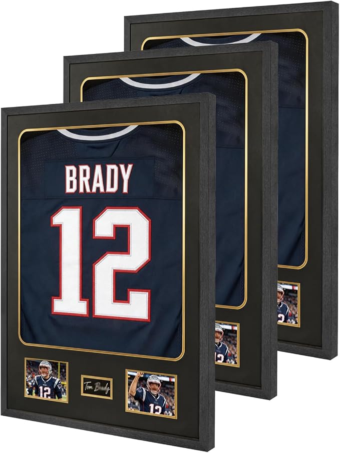 IHEIPYE Jersey Frame Display Case 3 Pack by IHEIPYE