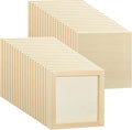 Kathfly 48 Pcs 6 x 6" Wood Panel Boards, Unfinished Wood Canvas Panels by Kathfly