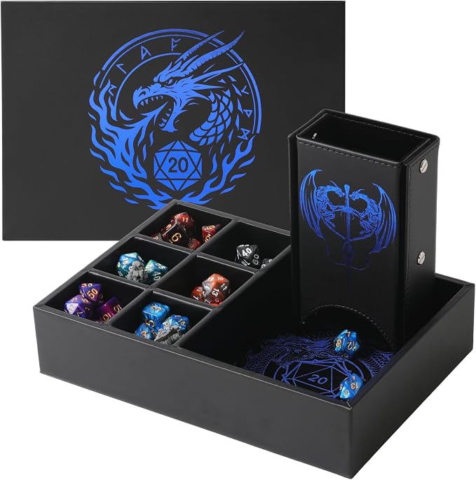 Grajar DND Dice Tray and Dice Tower by Grajar
