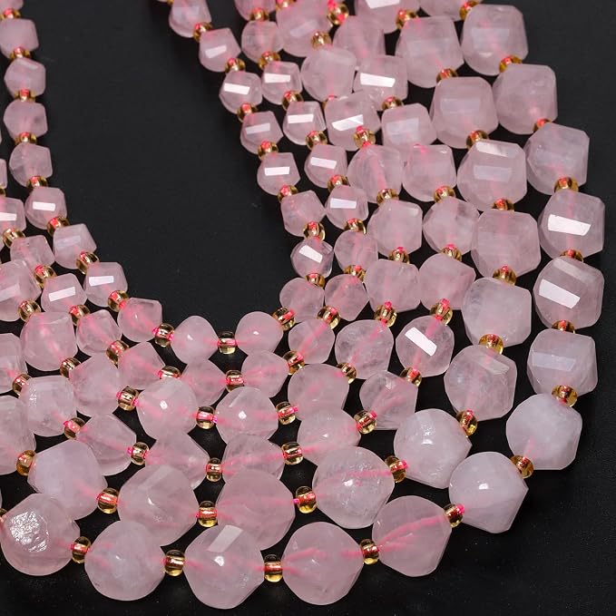 42pcs Natural Quartz Stone Beads by Yochus