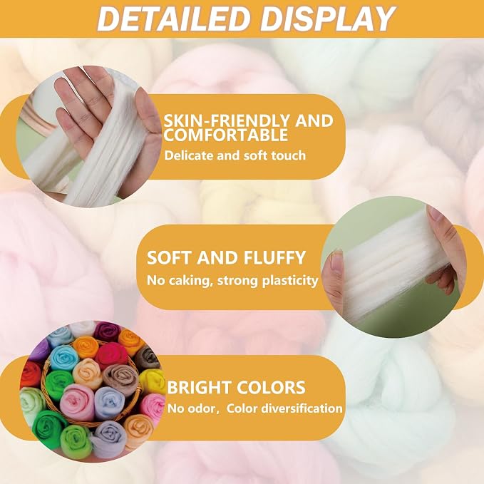FYANER Wool Roving - Image 3