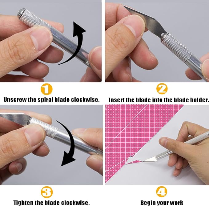 Exacto Knife Precision Carving Craft Hobby Knife Kit - Image 4