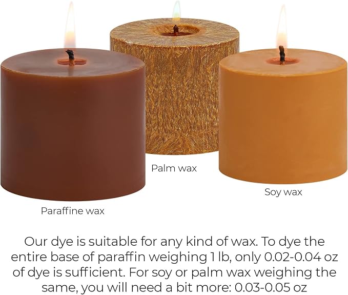 Brown Candle Dye 2oz for Soy Candle Making – Highly Concentrated Candle Wax - Image 5
