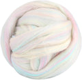 3.53oz Wool Roving, Fiber Roving Wool Top, Needle Felting Supplies, Pure Wools by Jupean