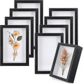 8 Pcs Shadow Box Frame, 4 x 6 Inch 3D Shadow Boxes Display Cases 1.2in Depth by Unknown