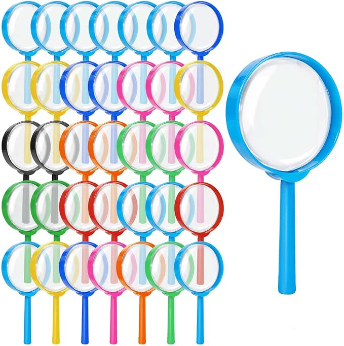 SenseYo 40 PCS Mini Magnifying Glass by SenseYo