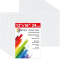 Simetufy 24 Pack 12 x 16 inch Canvas Boards by Simetufy
