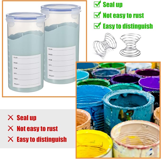 Remerry 8 Sets Paint Container - Image 3