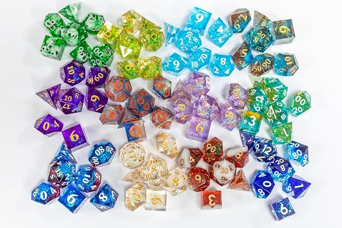 1985 Games Sharp Edge Polyhedral Dice Set – Mystery RPG Dice - Image 5