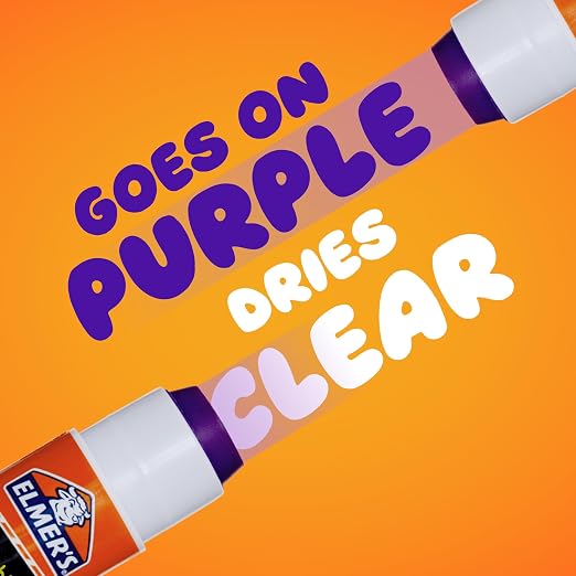 Elmer's Disappearing Purple School Glue Sticks, 22 Grams, Arts & Crafts - Image 2