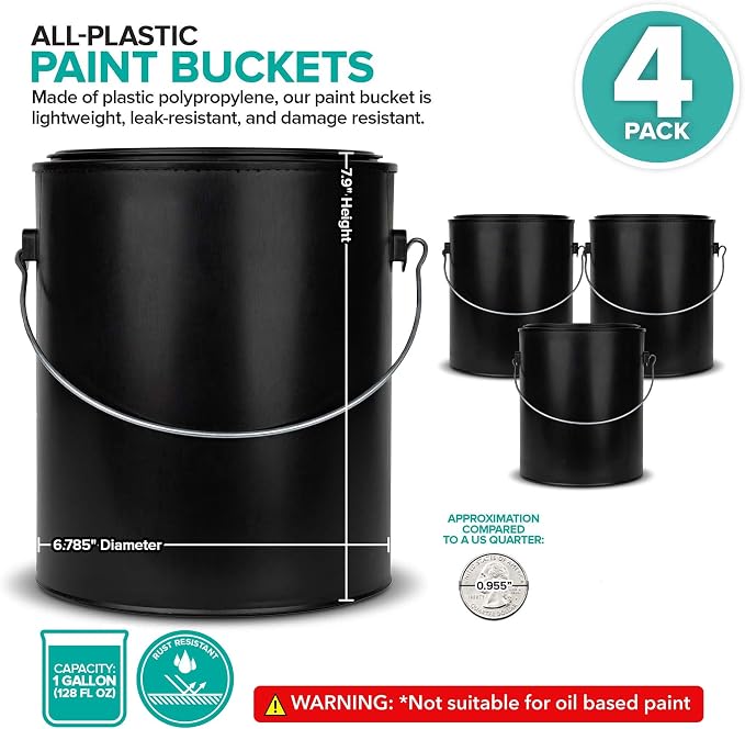 All-Plastic Paint Can - Image 2