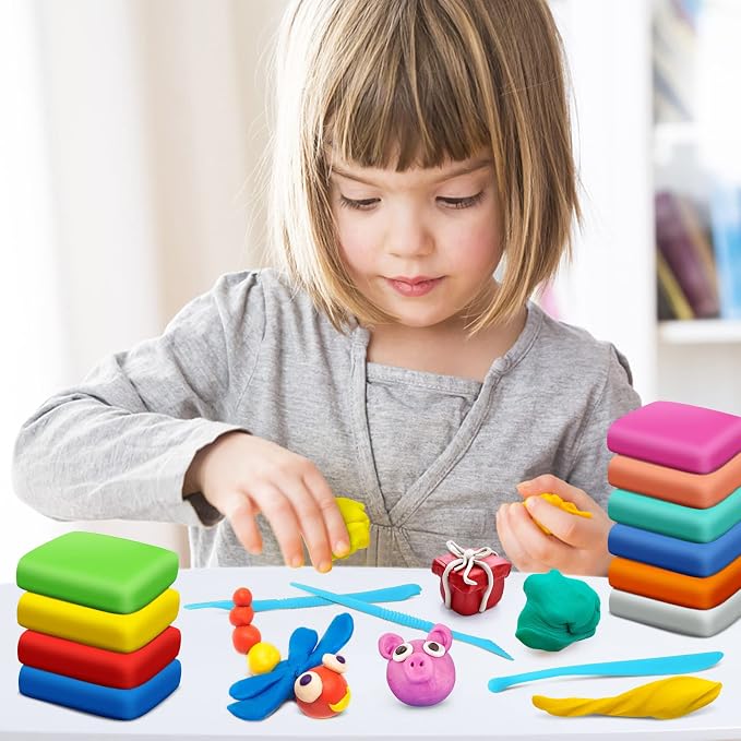 Air Dry Clay, 48 Colors Modeling Magic Clay - Image 6